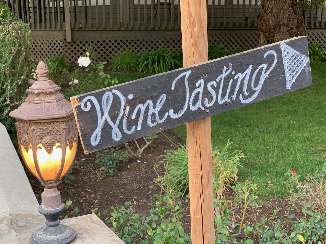 Wine Tasting Sign
