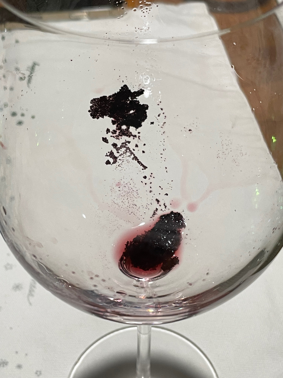 Ever Wonder? - What's that Stuff at the Bottom of Your Wine Glass?