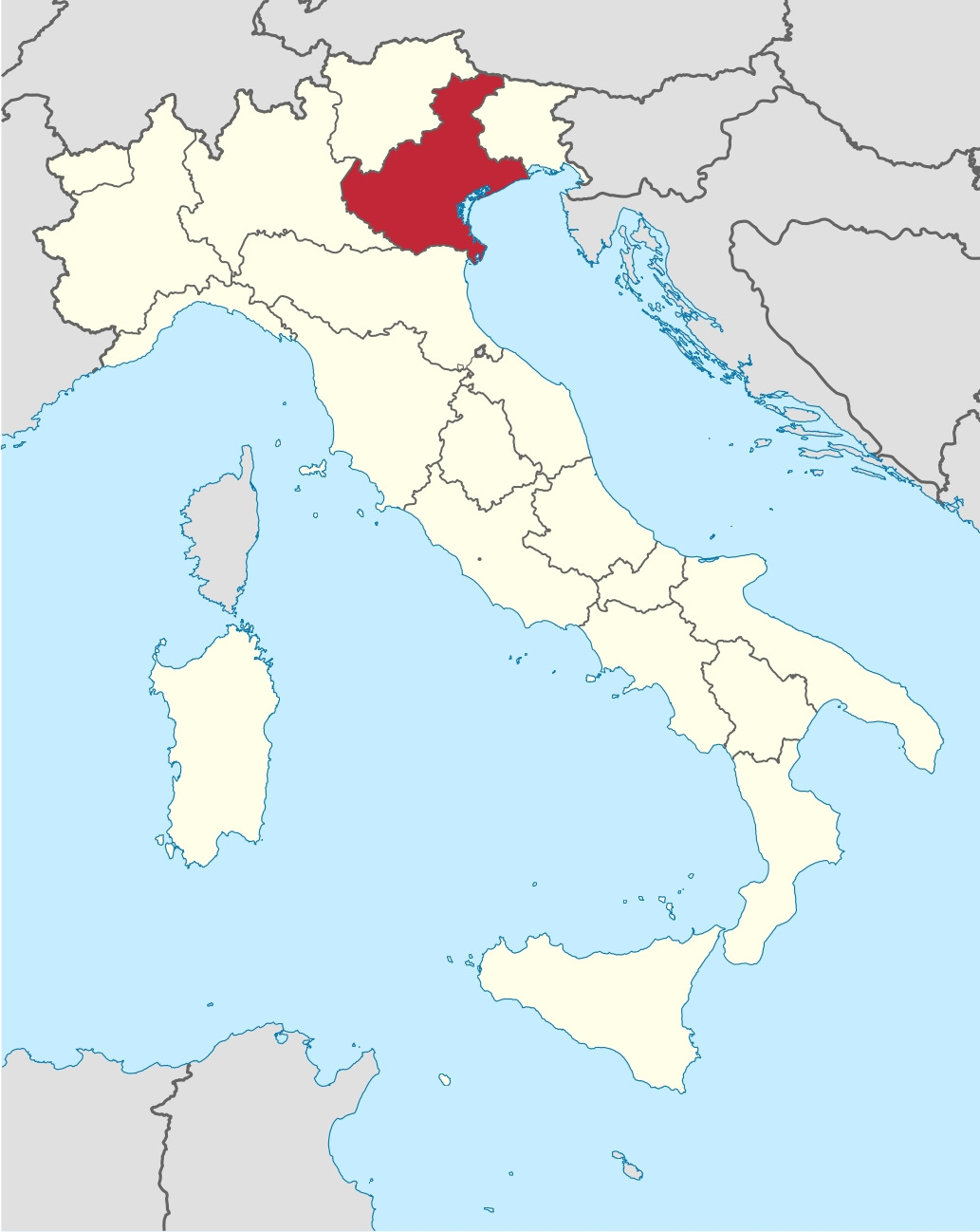 The Veneto Wine Region of Italy