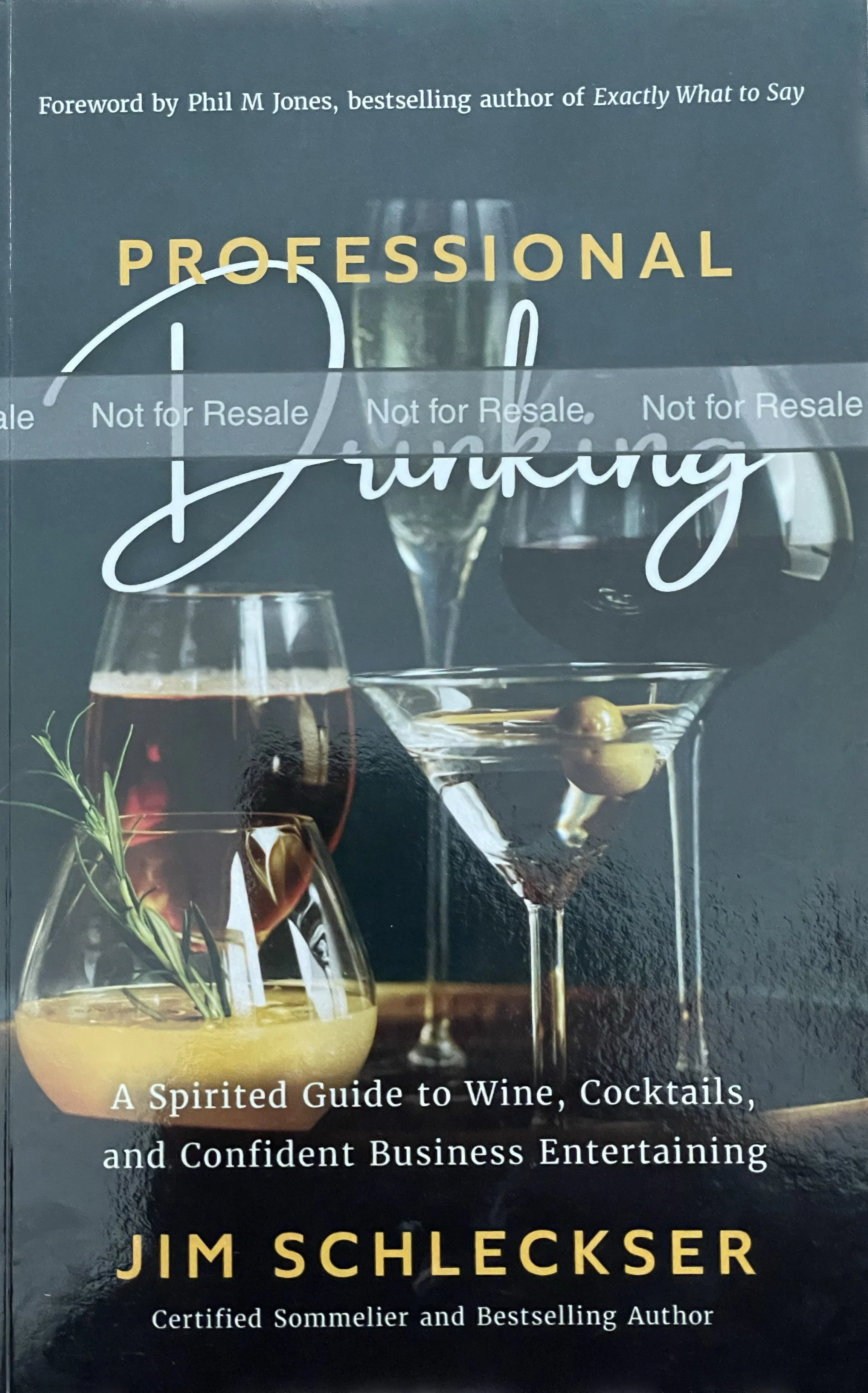 Book Review - Professional Drinking by Jim Schleckser